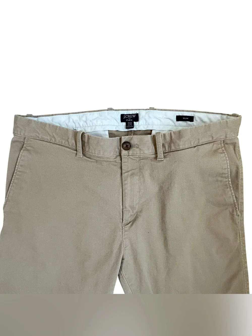 J.Crew Slim Fit Chino-Khaki W34/L34